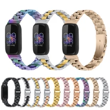 For Fitbit Inspire 3 Strap Replacement Metal Strap Stainless Steel Watch Band