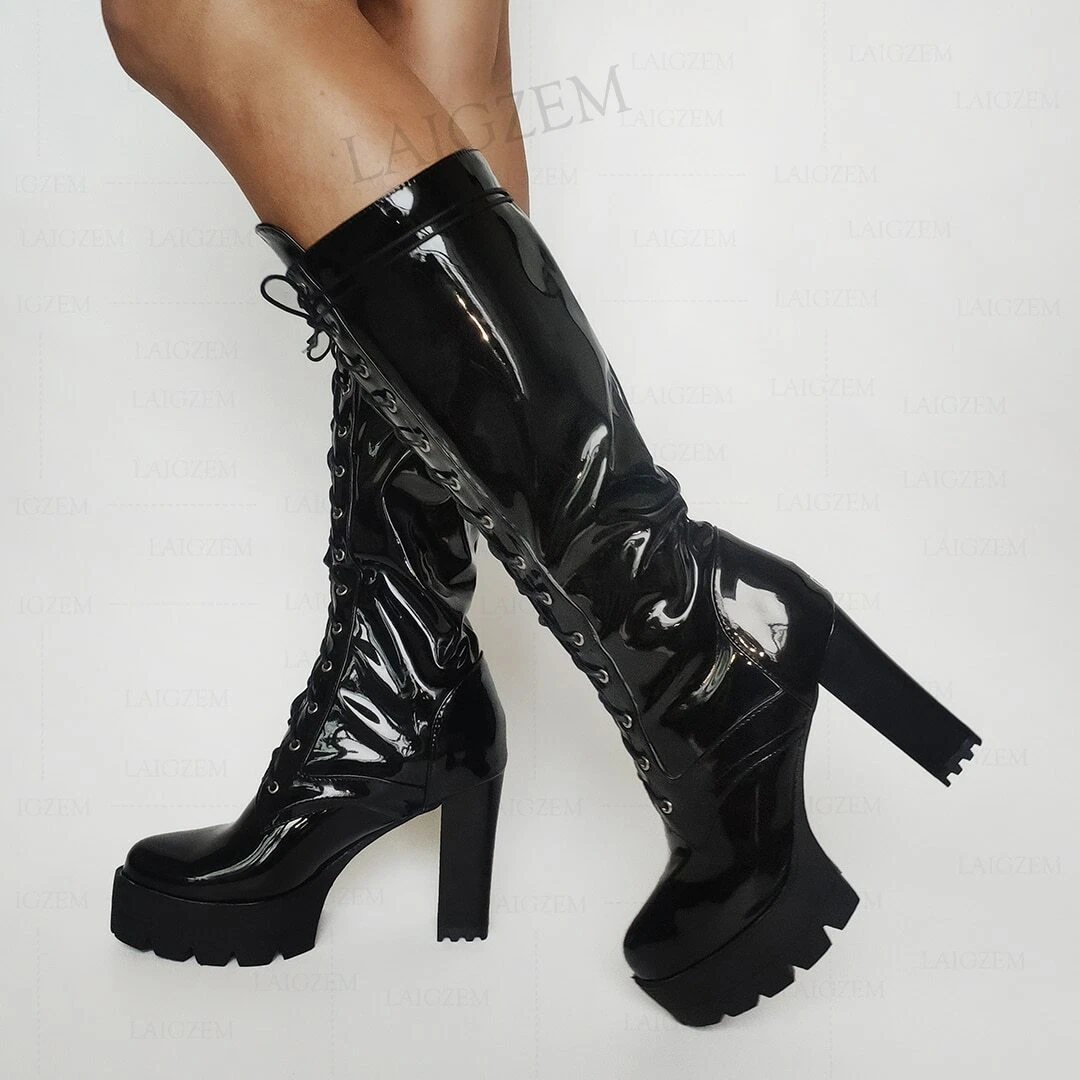 Waterproof heeled boots hot sale