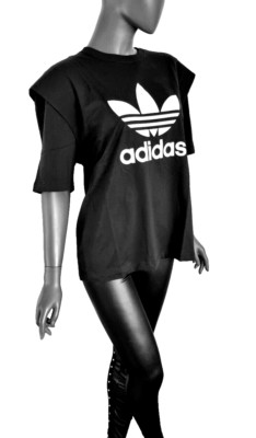 Adidas 2 piece Trefoil oversized cut IC7203 black size M