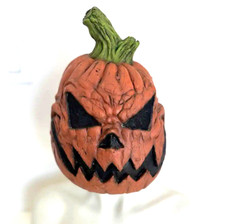 Ghoulish Productions Evil Jack O Lantern Pumpkin Head Latex Adult Halloween Mask