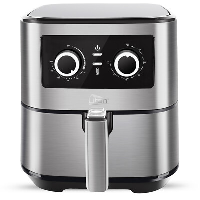 Duronic AF1 BK Heißluftfritteuse, Fritteuse Mit 4,5 L