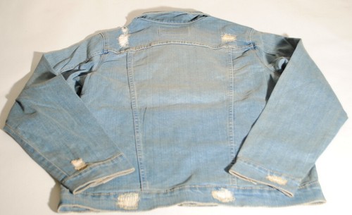 Levi's Levi Big Boys Denim Trucker Jacket Vintage Faded Large L 12 - 13 Years - Picture 4 of 5