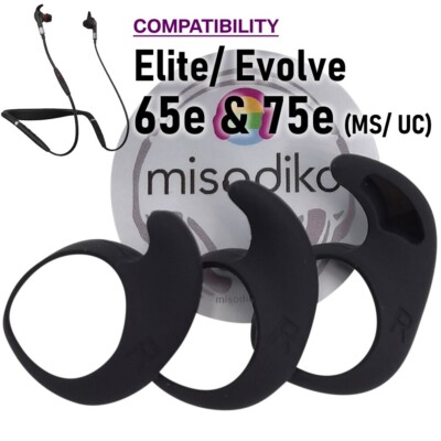 Replacement Ear Tips For Jabra Elite / Evolve 65e & 75e Earphones EarWings New