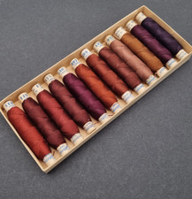 12 Rollen Gütermann Ideal Nähseide 100% Seide in Bunter Mischung 34