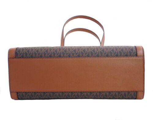 Michael Kors sac femme sac à main cabas Leida LG TZ marron mort neuf - Photo 9 sur 11