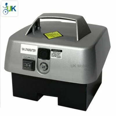 UK MOBILITY STORE Illusion Mobility Scooter Replacement Lightweight Lithium / Li-ion Battery 10Ah