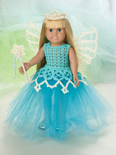 Special Occasion Fashions: Crochet Patterns for 18" Dolls: princess, bride, more - Image 2 of 4
