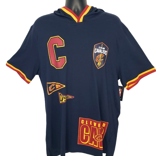Cleveland Cavaliers UNK Men's Pullover Lightweight Shirt with Hood Size 2XL - Picture 1 of 3