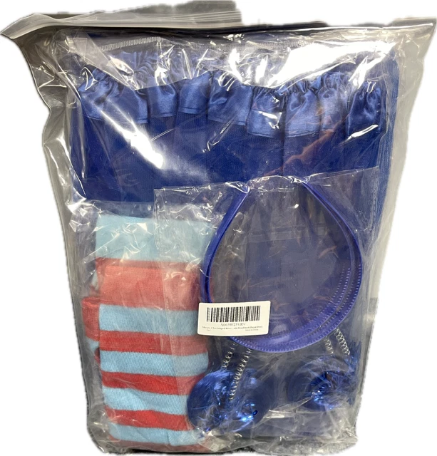 80s Costume Accessories Outfits for Women Tutus Skirt Headband 4 piece set NEW - Image 2 of 4