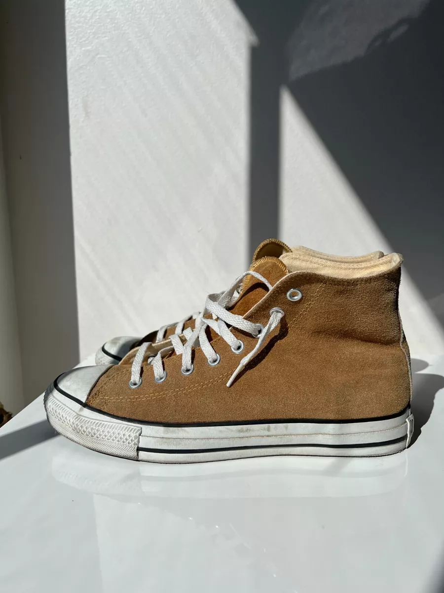 RARE MADE IN USA VINTAGE CONVERSE SUEDE CHUCK TAYLOR HI-TOP 9