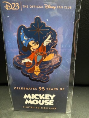 Disney D23 Mini Jumbo 95 Years of Mickey Mouse Sorcerer Mickey Pin