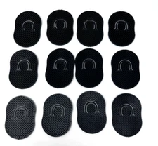 12 PC Pocket Hair Comb Brush Men Beard Mustache Palm Travel Scalp Massage.