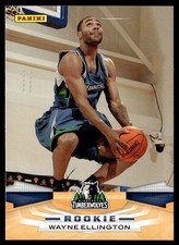 2009-10 Panini Wayne Ellington Rookie Minnesota Timberwolves #378