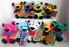 LOT of 9 Grateful Dead 7  Bear, Mint w/hangtags, Jerry Garcia  Friends