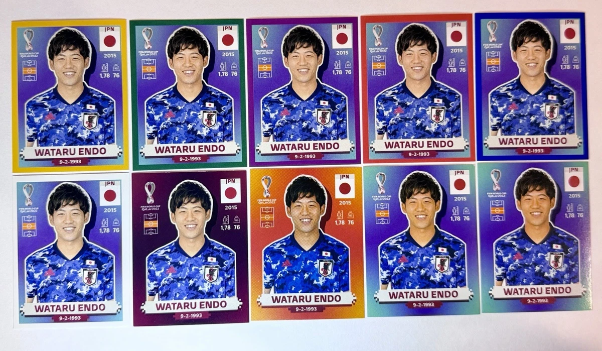 Panini FIFA World Cup Soccer Japan Sports Trading Cards