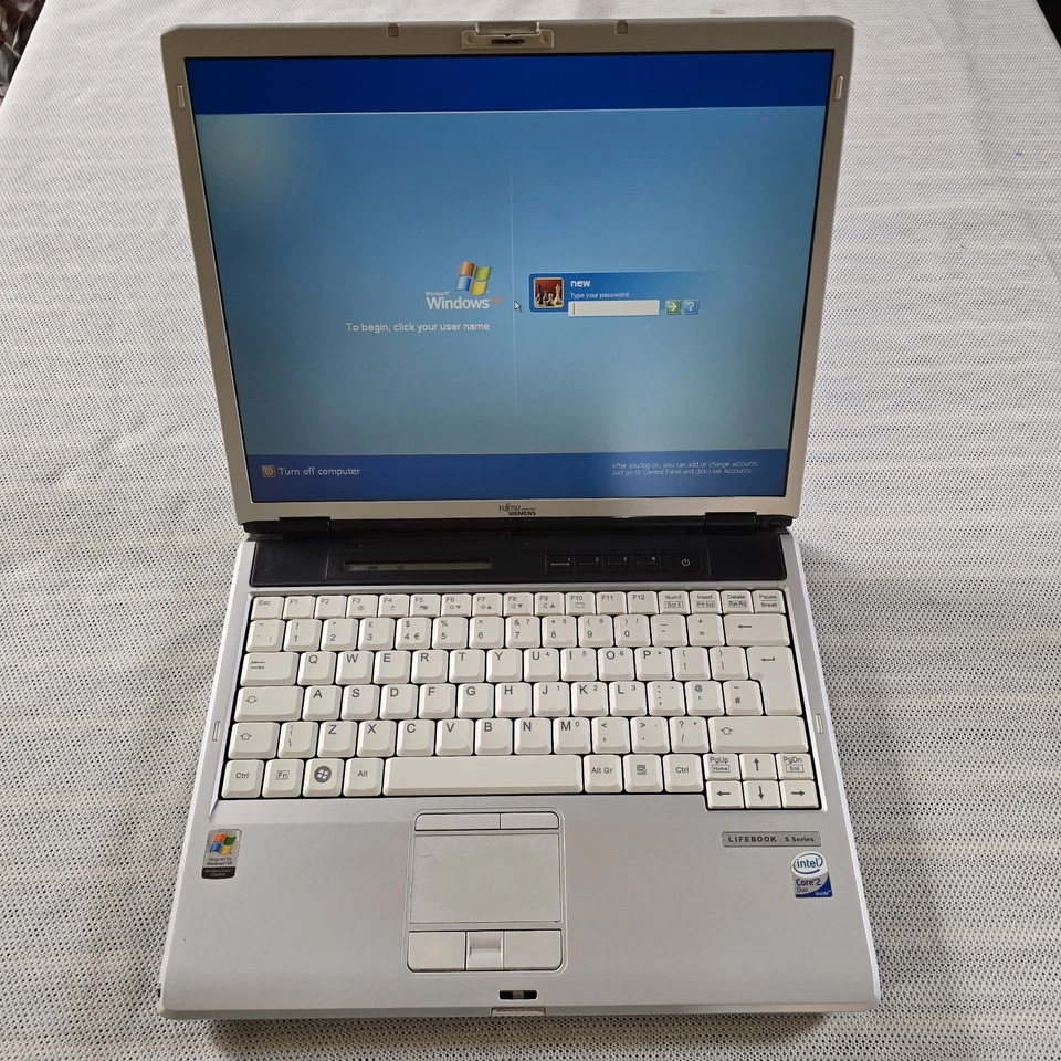 Fujitsu Lifebook S7110 WL1,Core Duo,14", Windows XP, 160Gb HDD, PASSWORD LOCKED - Image 3 of 4