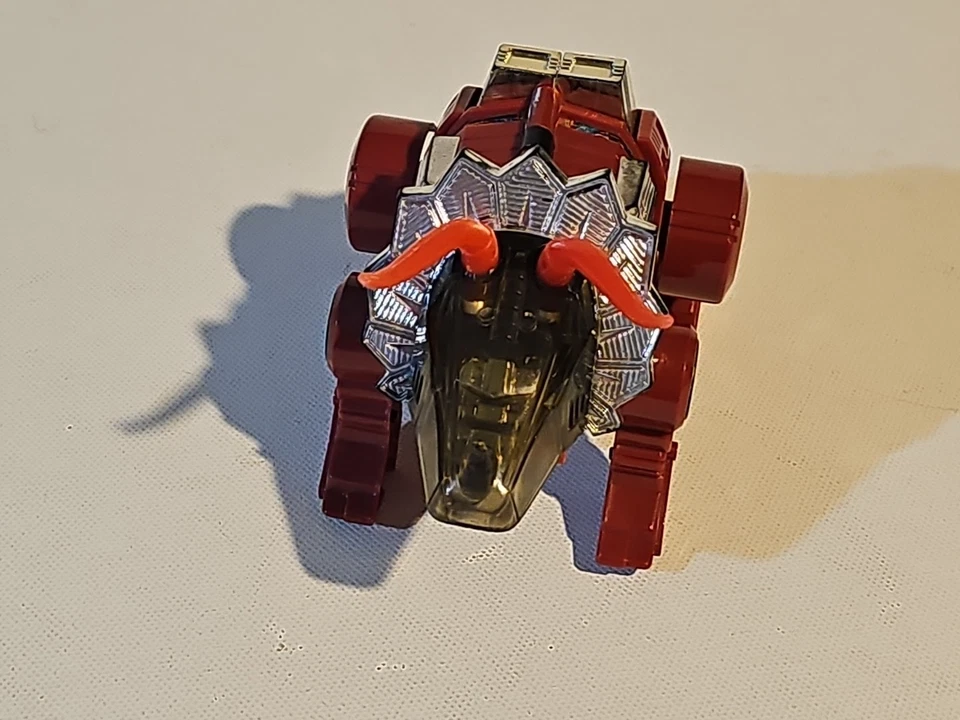 Vintage Red Slag G1 Transformers Dino Bots Mispress Variant RARE 1985 - Image 4 of 4