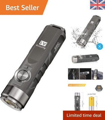 A1 Schlüsselanhänger Taschenlampe - 650 Lumen Wiederaufladbare LED Taschenlampe für Outdoor Abenteuer