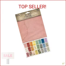 Tim Holtz - Advantus Idea-Ology Backdrops Double-Sided Cardstock 6"X10" 24/Pkg-V