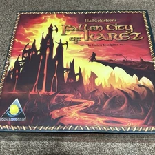 NIB FALLEN CITY OF KAREZ Fantasy Board Game Golden Egg Games SEALED NEW!!