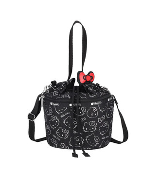 Lesportsac Hello Kitty 50th Anniversary Drawstring Bucket Bag