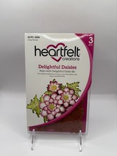Heartfelt Creations Delightful Daisies 3 pieces HCPC-3656 Cling Stamps NEW boxed