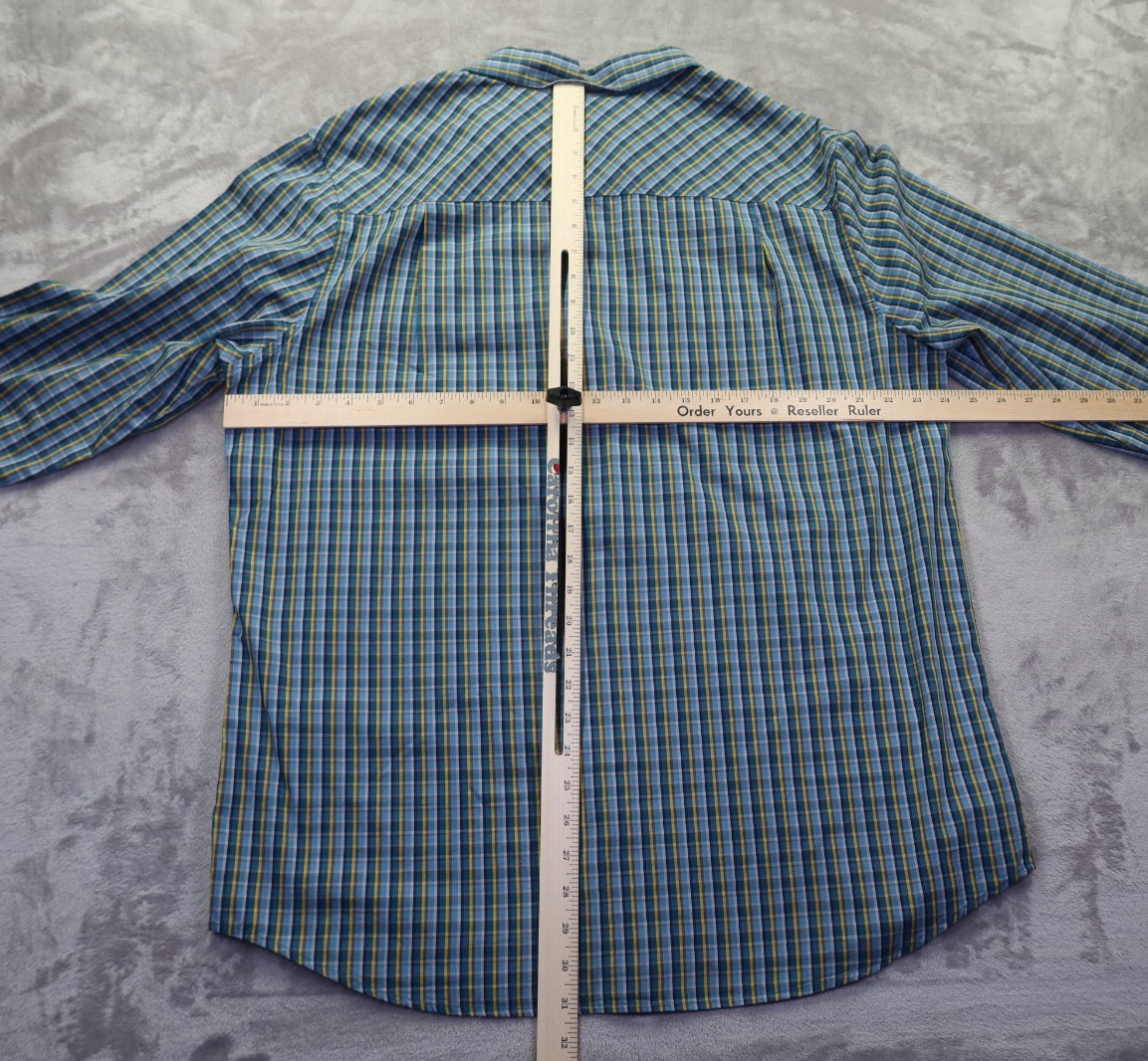 Merrell Button Down Front Checkered Shirt Men's S… - image 5