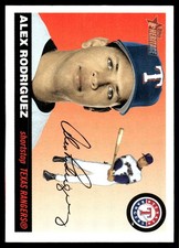 Alex Rodriguez 2004 Topps Heritage #THC20 Texas Rangers FREE SHIP AutographDen