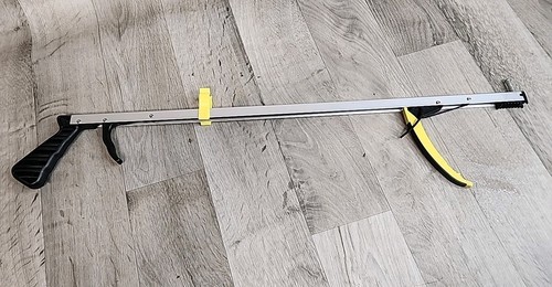 24" Grabber Reacher Extension Aluminum Tool Yellow Handle