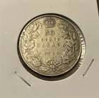 1929 Canada Silver 50 Cents Half Dollar .800 Fine Canadian Coin George V VF