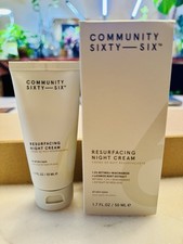 COMMUNITY SIXTY SIX RESURFACING NIGHT CREAM 1.7OZ RETINOL NIACINAMIDE