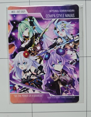 IFI's Store Idea Factory Iffy Card OCT 2021 #22 Neptunia x SK Compa Style Ninjas