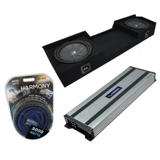 99-06 GMC Sierra Ext Cab Truck Kicker CompR CWR10 Dual 10 Sub Box HA-A1500.1