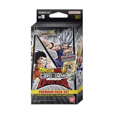 Bandai DBZ Card Game Critical Blow Premium Pack Set New
