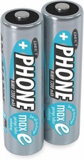 ANSMANN AA Dect Phone Batteries [Pack of 2] Rechargeable 1300 mAh NiMH High Cap
