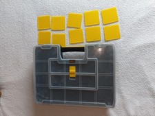 Stanley SortMaster Organizer 17"x12,5"x3,5" 17 Schlitze 10 Teiler und Center Lock
