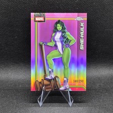 2026 Topps Chrome Marvel SHE-HULK Card #151 Pink Refractor /250 US SELLER