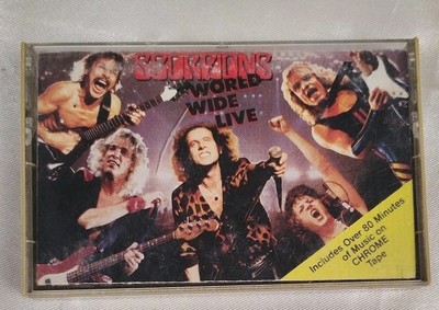 World Wide Live by Scorpions (Germany) (Cassette, Jun-1985, Island/Mercury)