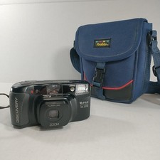 Fuji Discovery 190 Zoom 35mm Point  Shoot Auto Focus Film Camera With Case