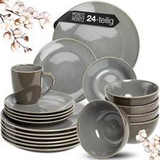 Moritz & Moritz SENSE grau Geschirrset 24 tlg...