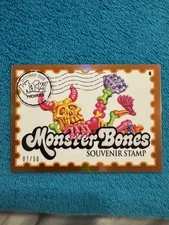 2025 Topps Wacky Packages Halloween /50 Souvenir Stamp ~Monster Bones~ #6