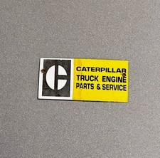 VINTAGE CATERPILLAR DEALERSHIP PORCELAIN SIGN CAR GAS MOTORCYCLE OIL TRUCK
