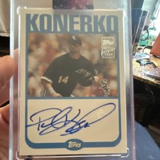 Topps 2004 Paul Konerko Autograph Insert Chicago White Sox #TA-PK