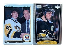JAROMIR JAGR 1990-01 UD #1 Draft Pick RC #356 & '98 UD Game Dated Card #161