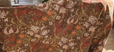 SANDERSON  GOLDEN LILY  CURTAINS 46" DROP BY 94" WIDTH + FABRIC TIEBACKS