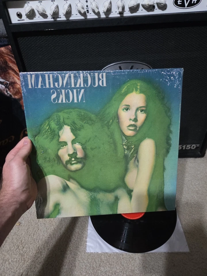 Buckingham Nicks Self Titled Lp Vinyl 1973 1st PRC 'Sterling' Press W/Shrink NM- Foto 3 de 4