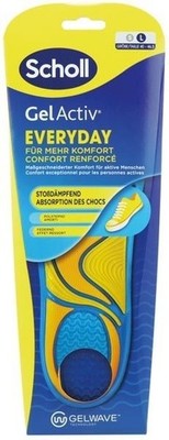 Scholl GelActiv Everyday Einlegesohlen für Frauen und Männer Memory Foam
