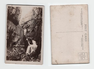 Postkarte - Gordale Scar Malham Wasserfall Kalksteinschlucht UNBESPIELT