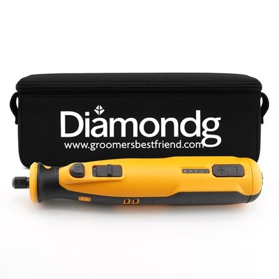 Diamondg Cordless Dog Nail Grinder w/ Quiet Sound & LED Tip For Dogs