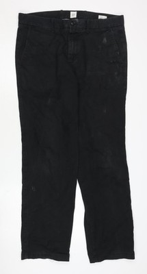 Schwarze Herren-Chinohose UK Größe L GAP Regular Fit